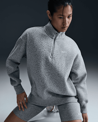 NIKE Phoenix Fleece Oversized Crew-Neck Sweatshirt FZ4270